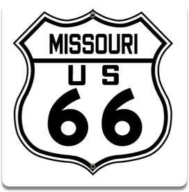 Route 66 Missouri sign