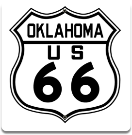 Route 66 Oklahoma sign