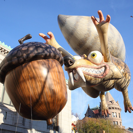 Macy Thanksgiving Parade Balloon Scrat