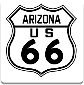 Route 66 Arizona sign