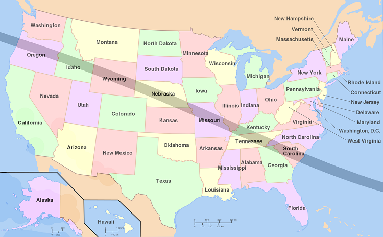 Total Solar Eclipse 21 August 2017