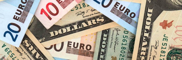 Euro’s wisselen in dollars